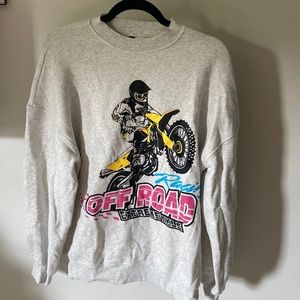 Gray bmx Sweatshirt